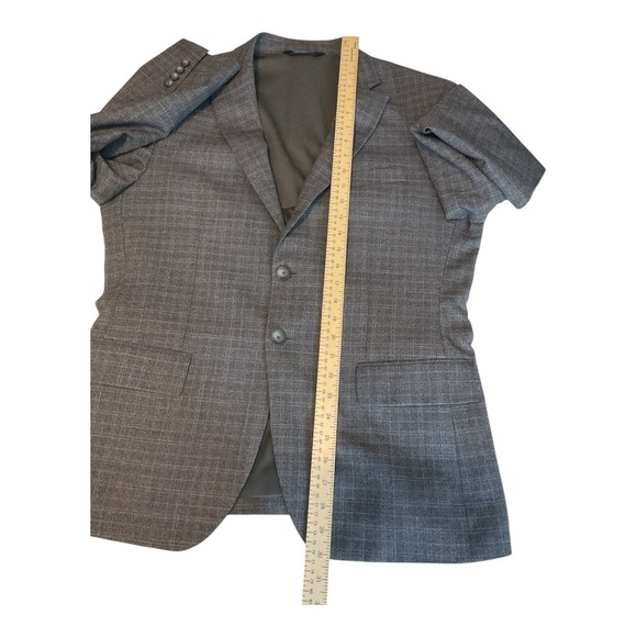 JOS.A. Bank‎ Traveler Tech Blazer Sport Coat Plaid Checkered Pattern - Picture 6 of 7